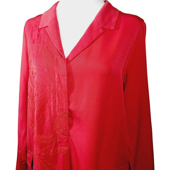 Soft Surroundings Dress, NWOT, Weekender Embroidered Shirt Dress, Small, Mature - Picture 5 of 16